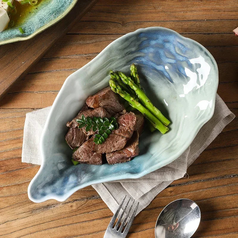 Japanese Kiln Ceramic Dipping Dish
