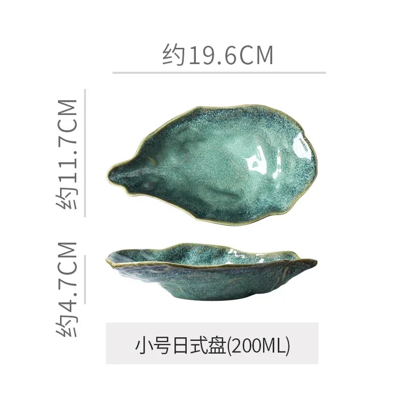 Japanese Kiln Ceramic Dipping Dish