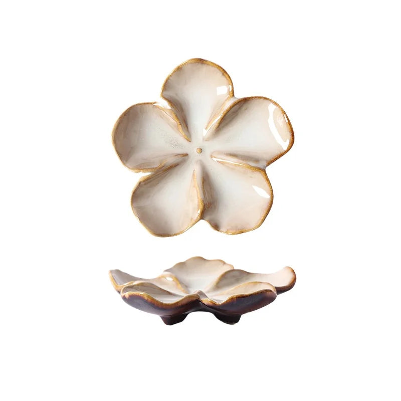 Vintage Flower Ceramic Dipping Dish