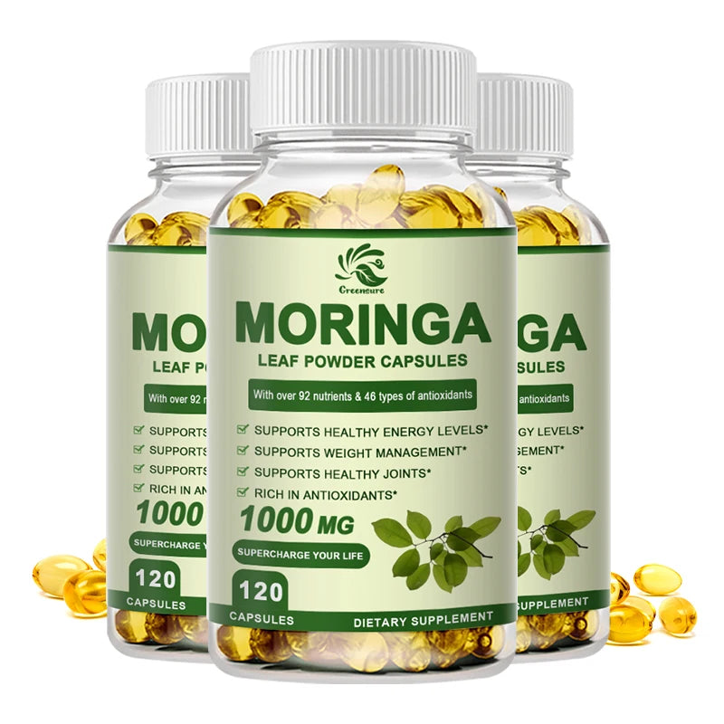 Greensure Moringa Oil Promote Metabolism Support Weight Loss Repairs Damaged Cells Alleviates Inflammation Cardiovascular Health