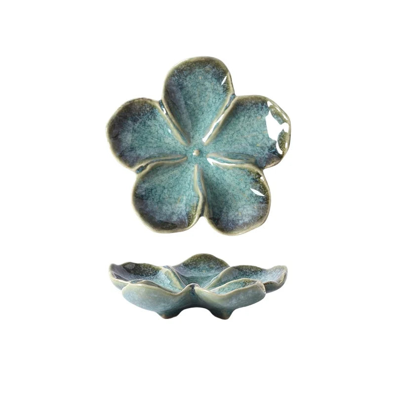 Vintage Flower Ceramic Dipping Dish