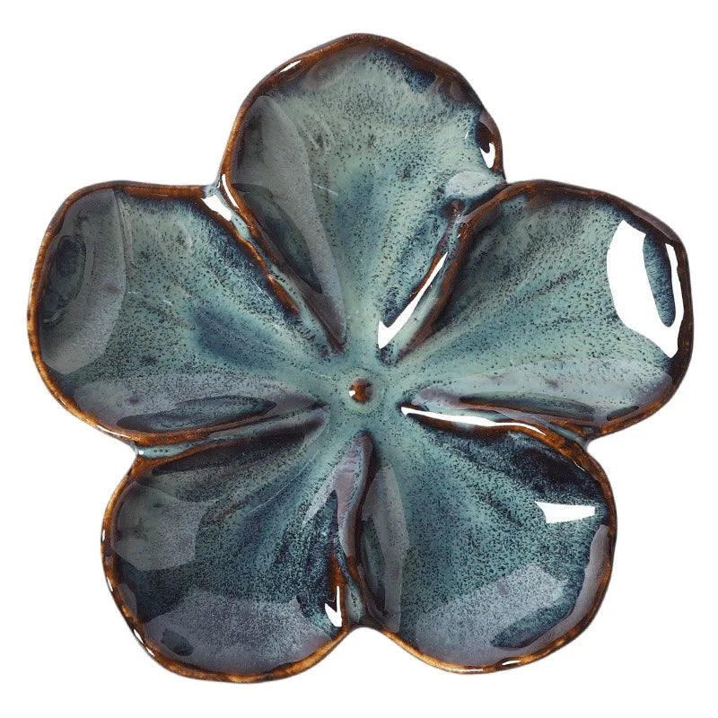 Vintage Flower Ceramic Dipping Dish