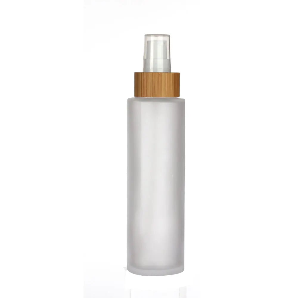 120/150Ml Large Capacity Clear Frosted Glass Bottle Lotion Bottle Cosmetic Spray Empty Container Packaging