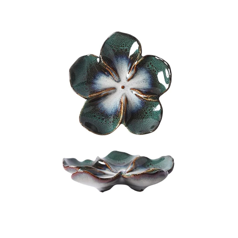 Vintage Flower Ceramic Dipping Dish