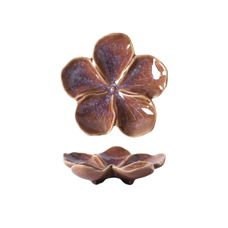 Vintage Flower Ceramic Dipping Dish