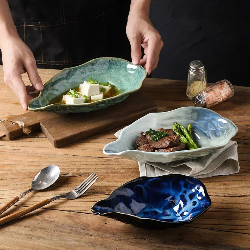 Japanese Kiln Ceramic Dipping Dish