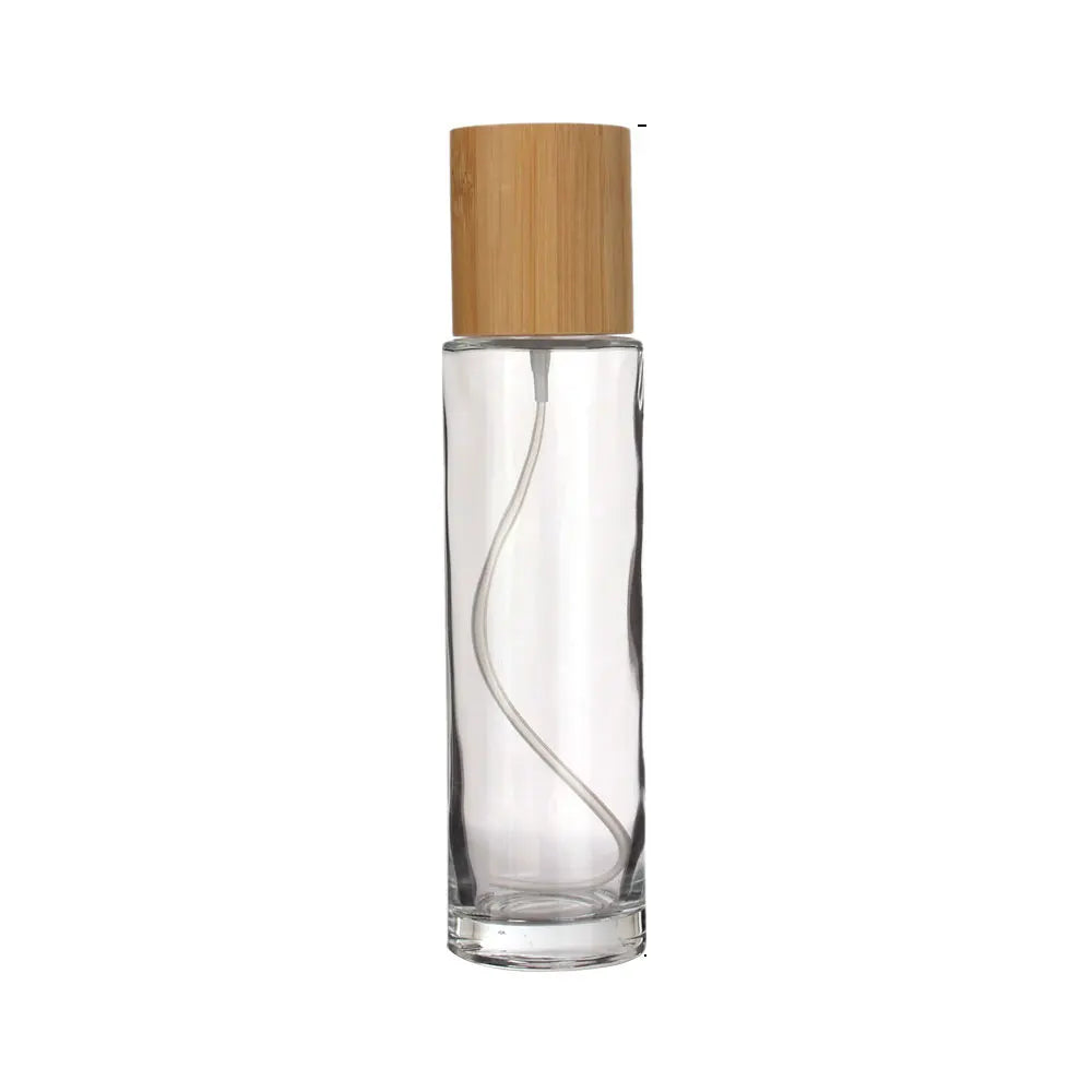 120/150Ml Large Capacity Clear Frosted Glass Bottle Lotion Bottle Cosmetic Spray Empty Container Packaging