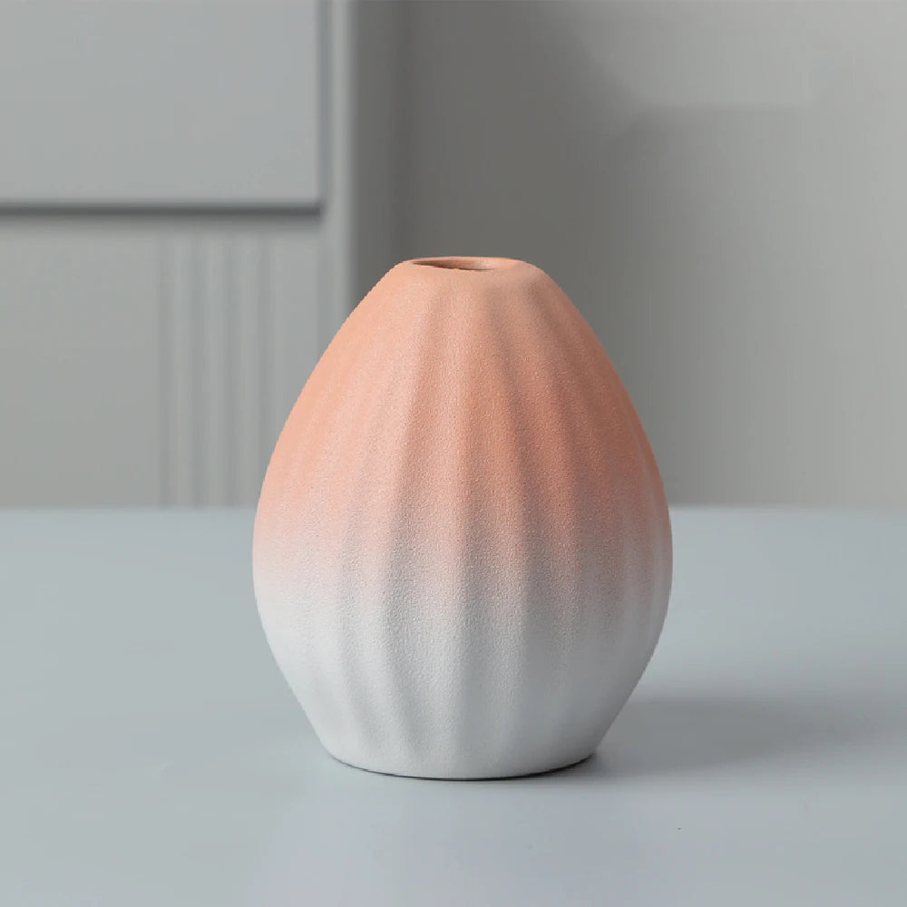 Ceramic Small flower Vase Home Decoration Crafts Tabletop Ornament Simplicity Japanese-style Decoration