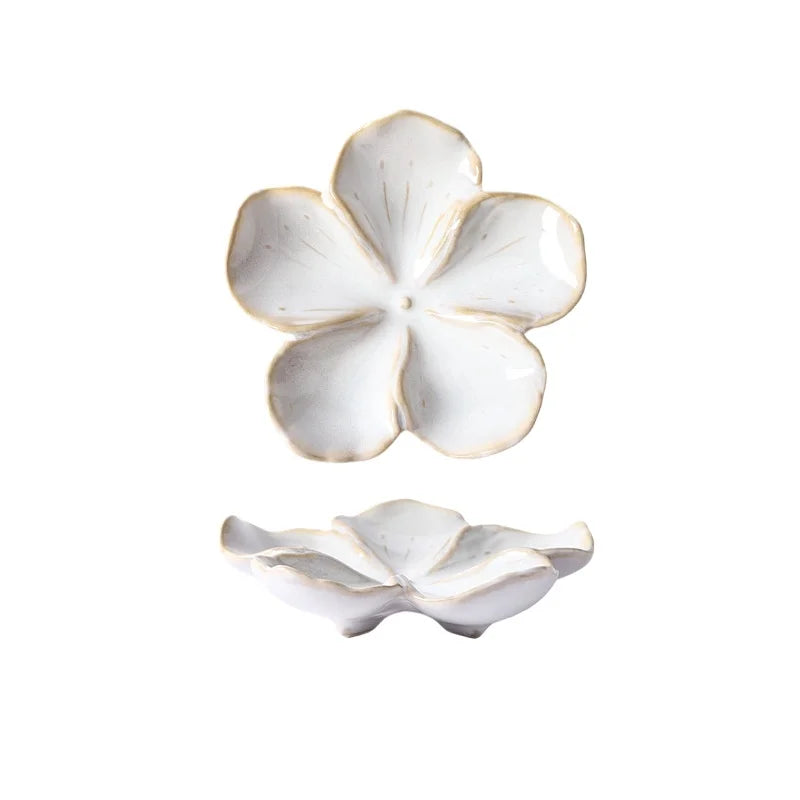 Vintage Flower Ceramic Dipping Dish
