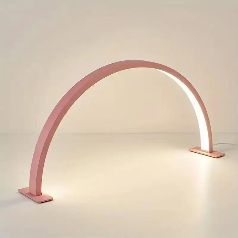 New Moon Nail Work Lamp - Beauty Work Desk Lamp, Three-color USB Power Supply - Black/White/Pink, Suitable for Nail Art, Eyelash
