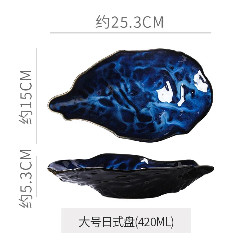 Japanese Kiln Ceramic Dipping Dish