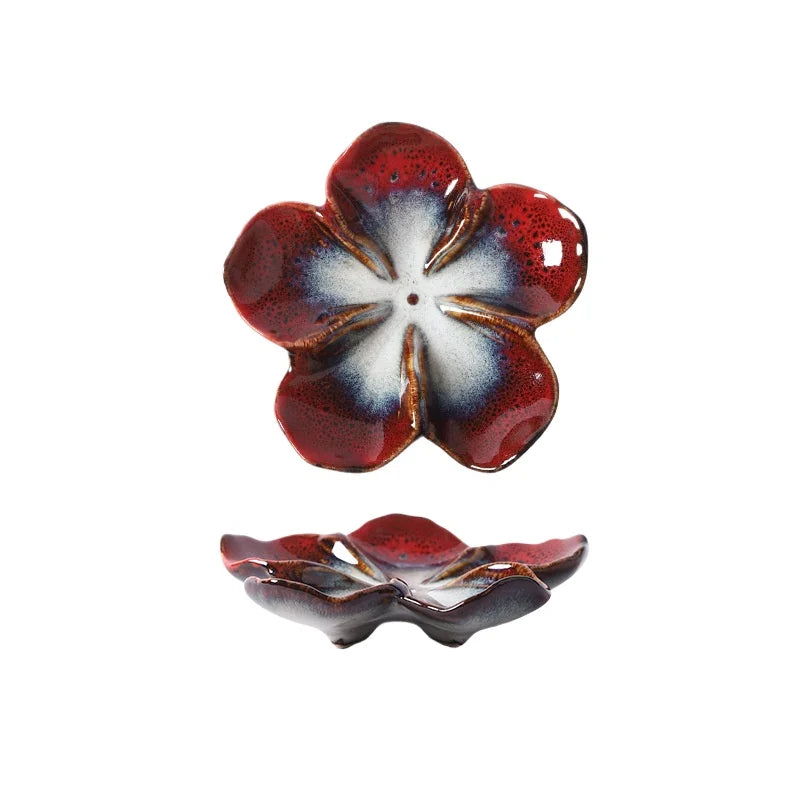 Vintage Flower Ceramic Dipping Dish